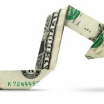 Dollar in form of an arrow